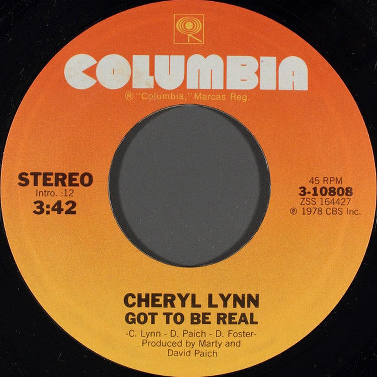 Cheryl Lynn - Got To Be Real (7", Single, Styrene, Pit) (VG+)