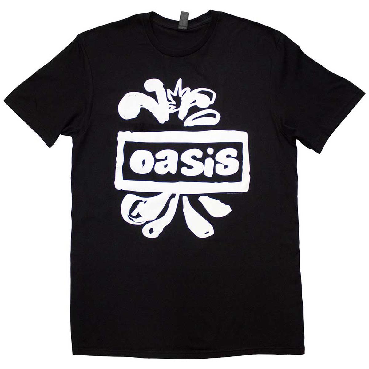 Oasis Logo Splat - Black | M