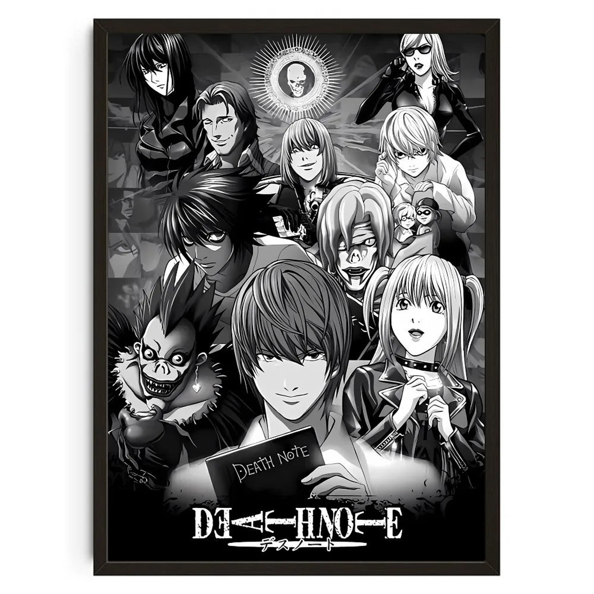1PC Aanime Death Note Poster Self-adhesive Art Waterproof Paper Sticker Coffee House Bar Room Wall Decor - z3 | 21x30cm No Frame