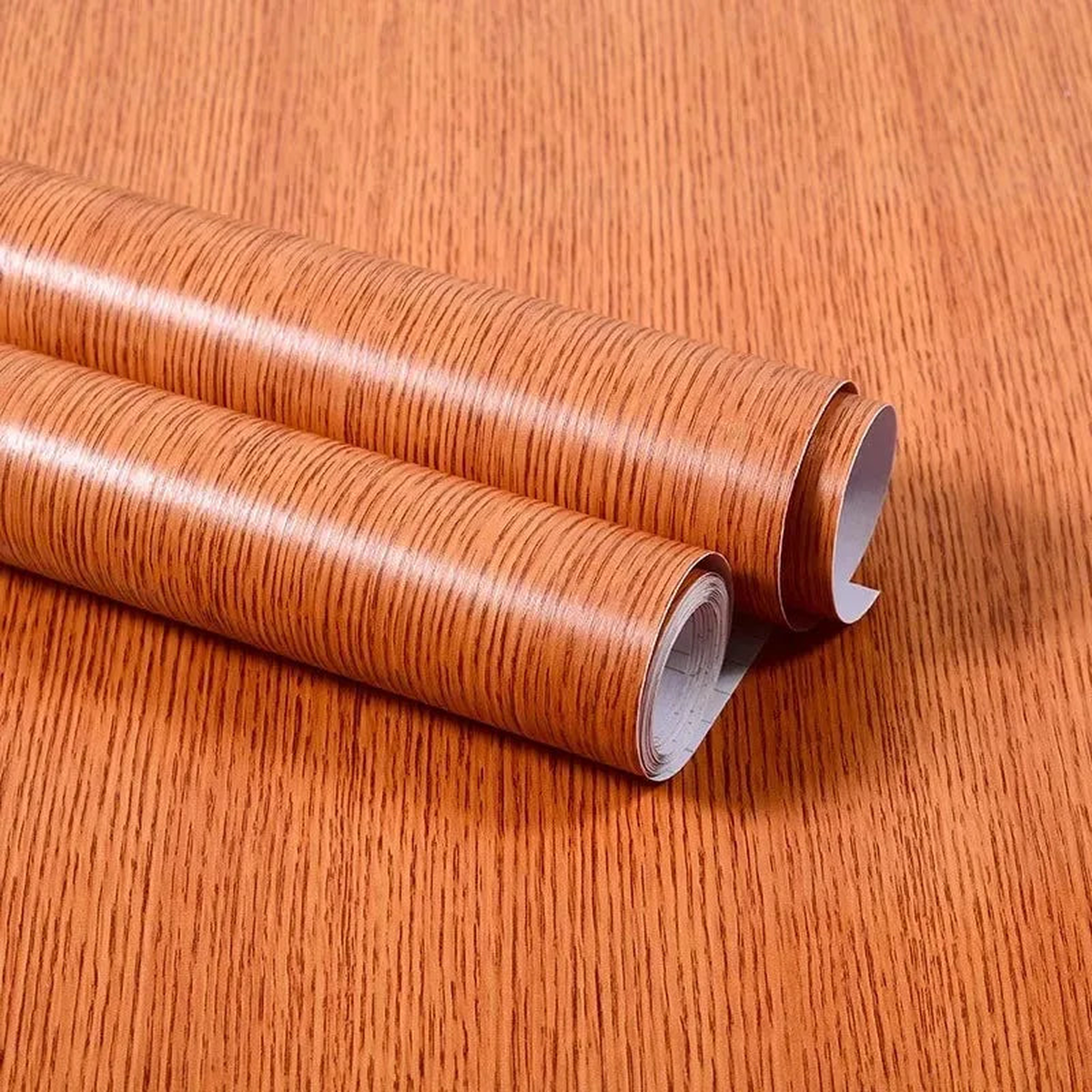 40CM Thickened Waterproof Wood Grain Stickers Self-adhesive PVC Wardrobe Cabinet Desktop Modern Furniture Decorative Wallpaper  - SSM | 40cm x 1m