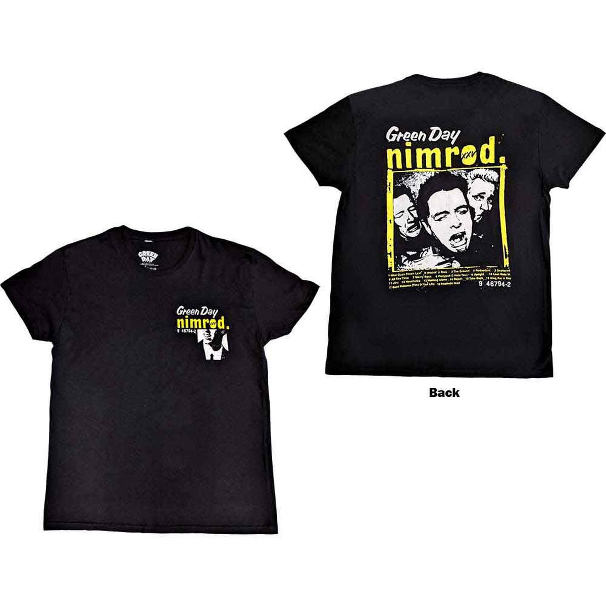 Green Day Nimrod Breast Print - Black | M