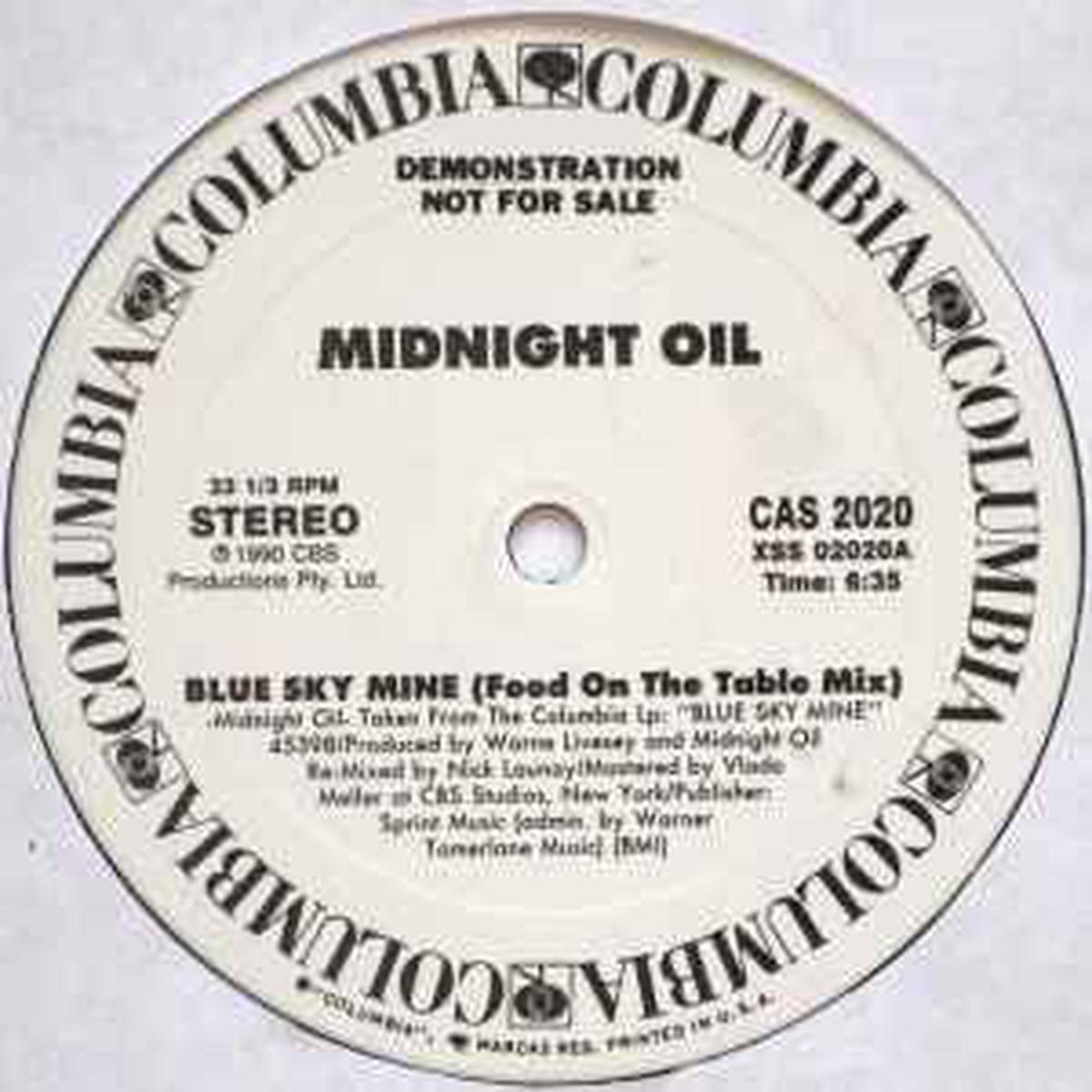 Midnight Oil -- Blue Sky Mine (Food On The Table Mix)