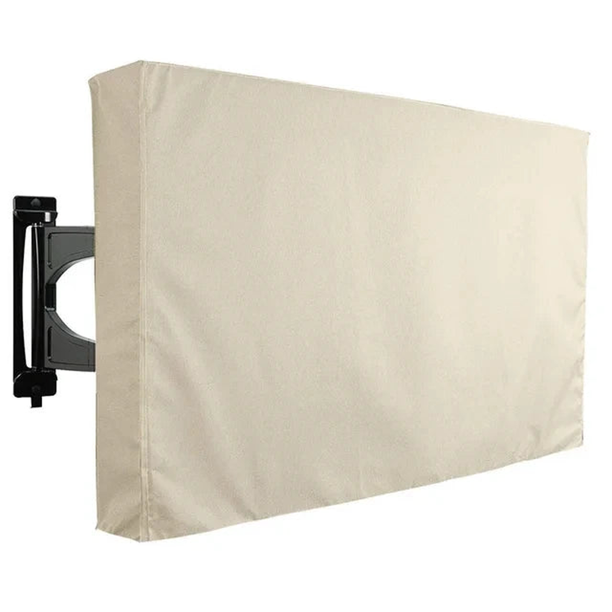 Outdoor TV protection cover, 1 piece, 600D thick fabric cover, waterproof, windproof, and dustproof, suitable for outdoor TVs - beige | 30-32