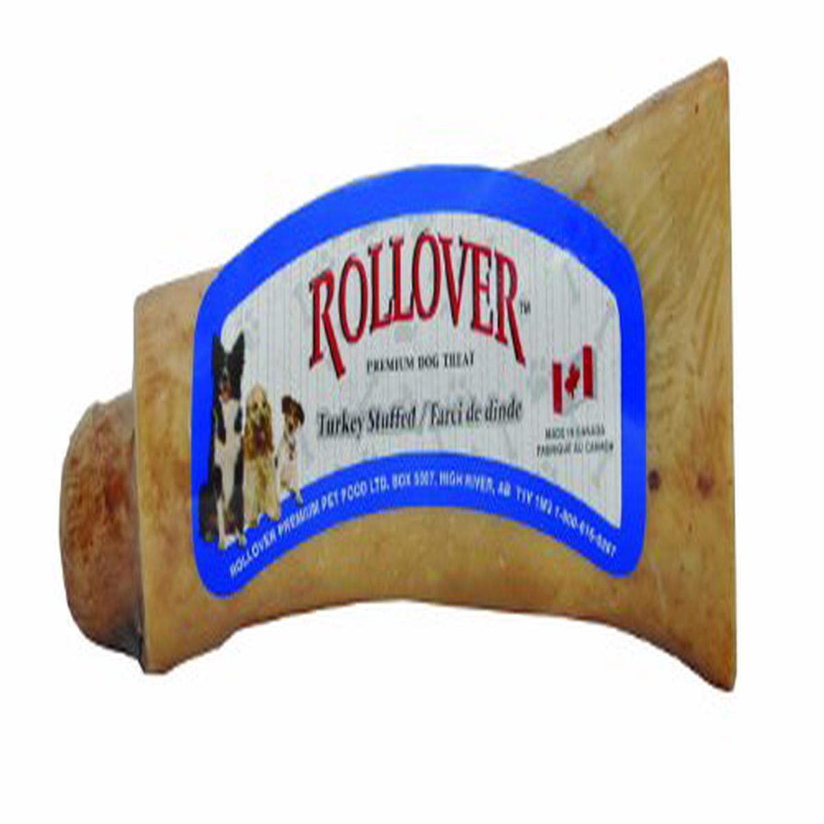 Rollover Small Stuffed Bone - Turkey
