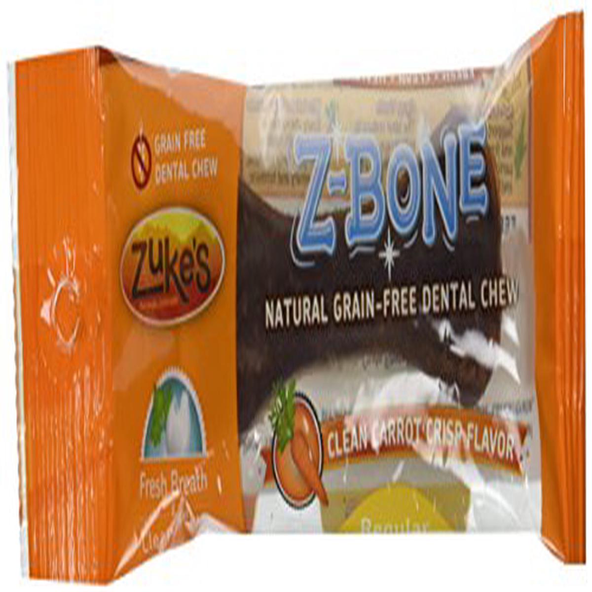 Zuke'S Performance Pet Nutrition 134084 25 Count Z-Bone Medium Carrot Crunch Display Box, Medium 2.34Lbs