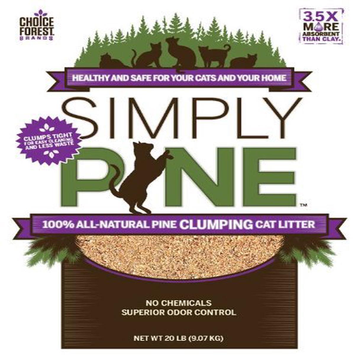 Simply Pine 41079 Clumping Cat Litter 28LB - Default Title