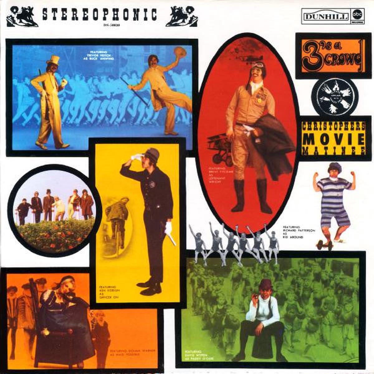 3's A Crowd (2) - Christopher's Movie Matinee (LP, Album, gat) (VG+)