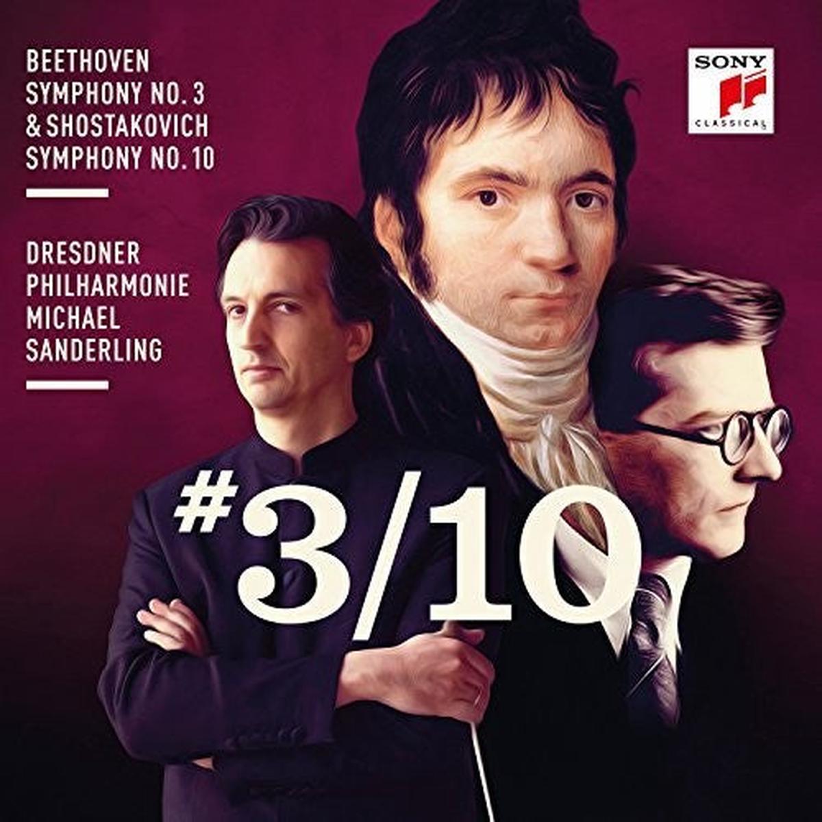 Beethoven / Michael Sanderling- Beethoven: Symphony No. 3 & Shostakovich: Symphony No. 10 (CD)