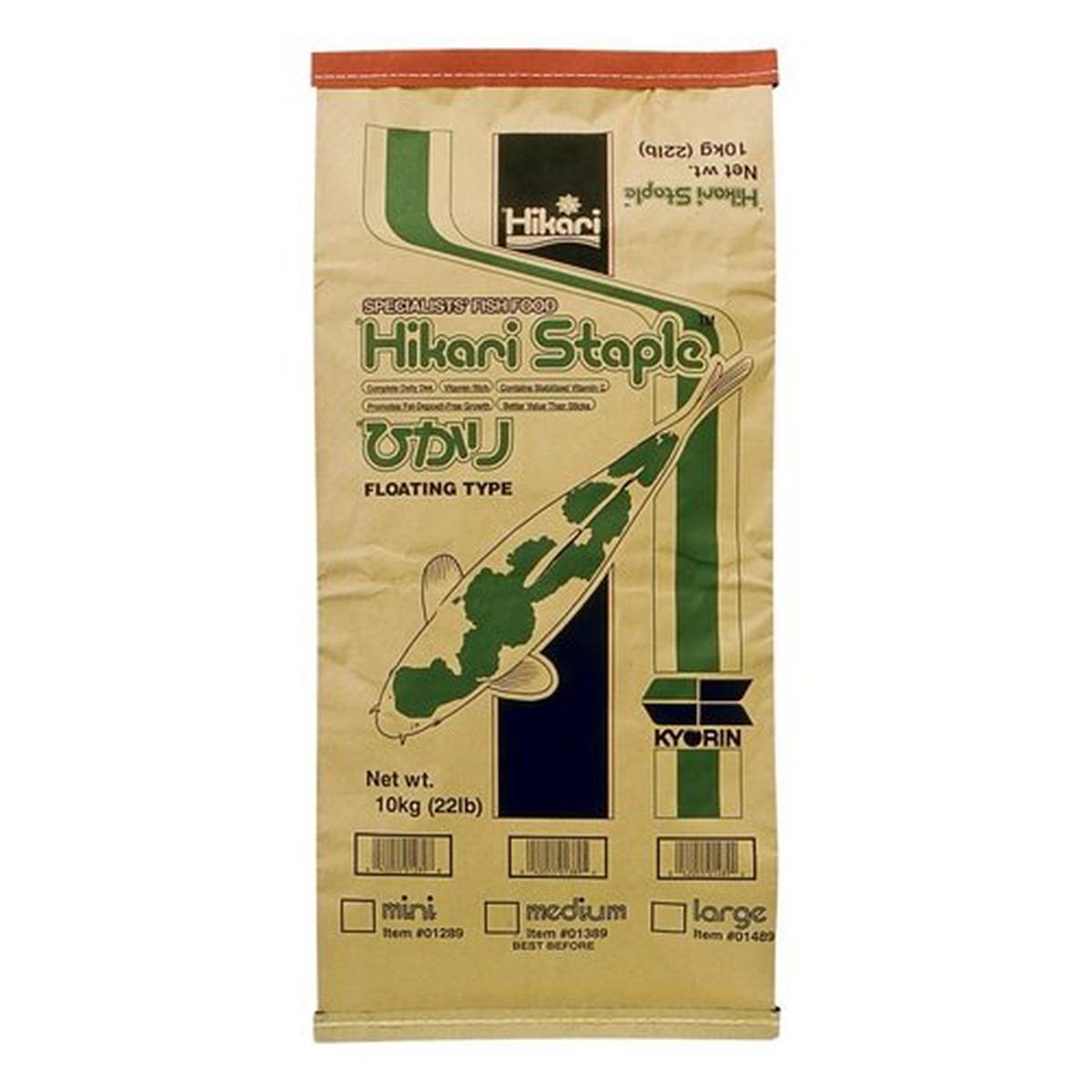 Hikari Staple Growth & Maintenance Fish Food (Large 22 LB) - Default Title