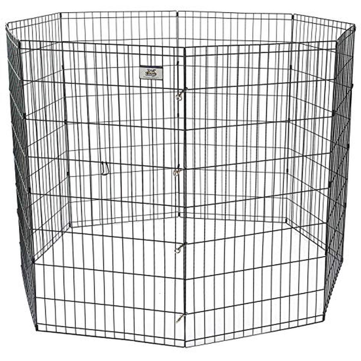 Miller Mfg Pet Lodge Exercise Pen Gold 8 Panel (42") - Default Title