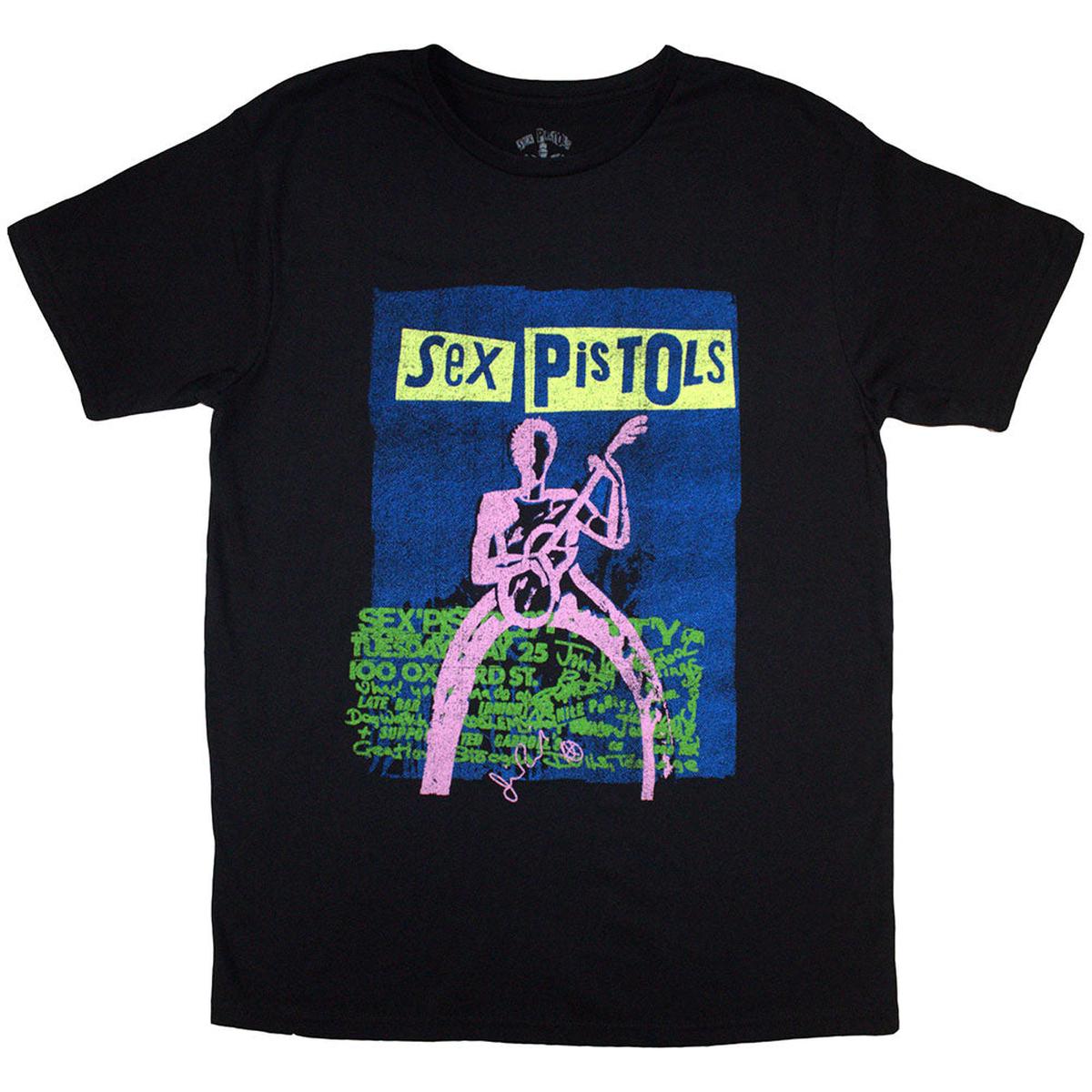 The Sex Pistols Guitar Cartoon - Black | M