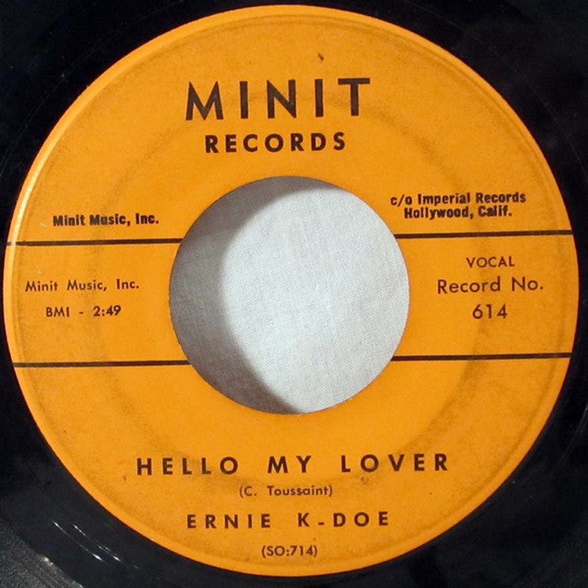 Ernie K-Doe - Hello My Lover / 'Taint It The Truth (7") (VG)