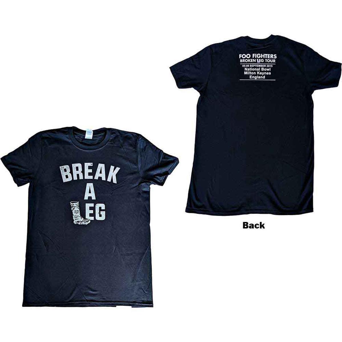 Foo Fighters Break A Leg Milton Keynes - Black | M