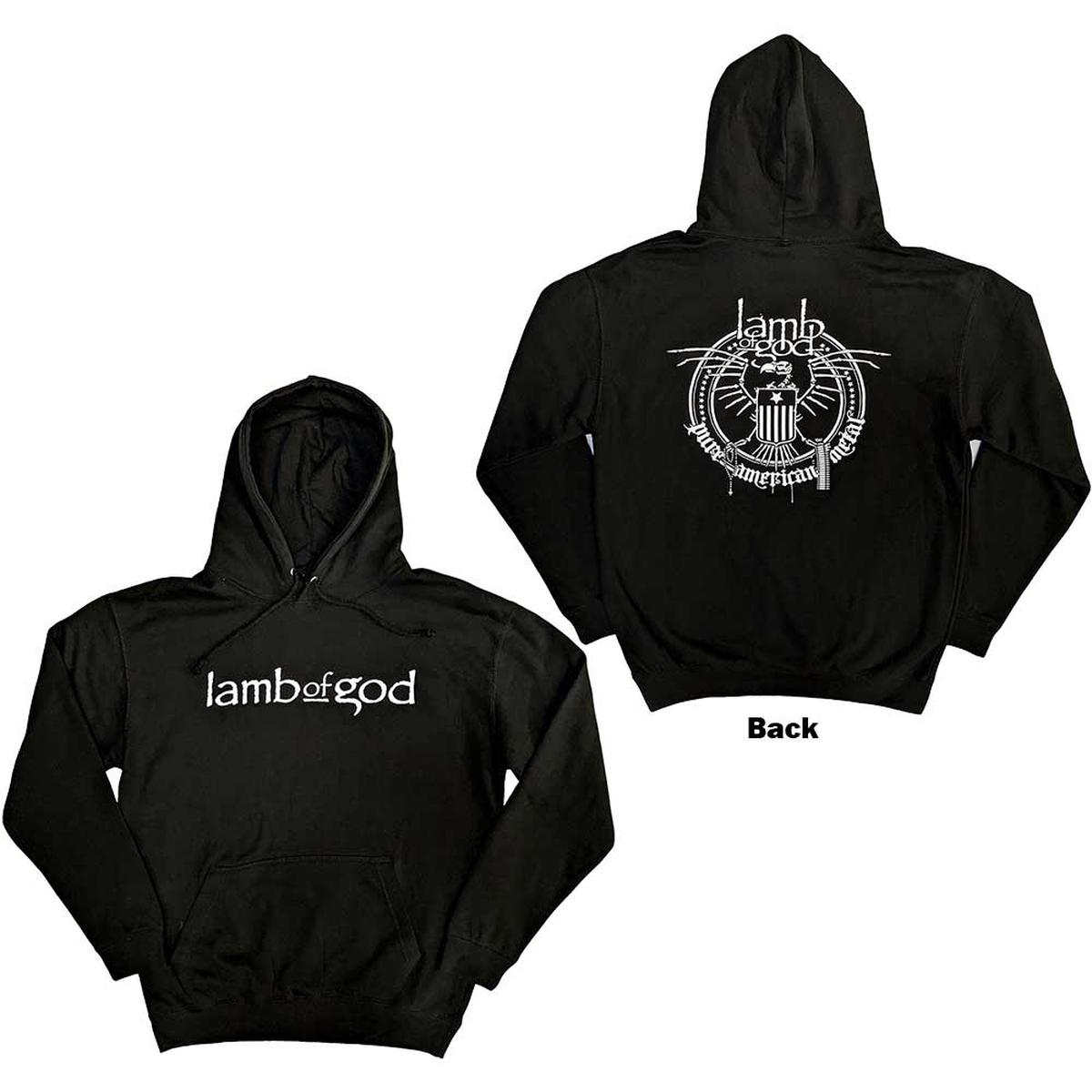 Lamb Of God Skeleton Eagle - Black | M