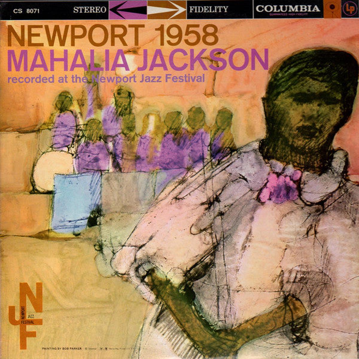 Mahalia Jackson - Newport 1958 (LP, Album, RE) (VG)