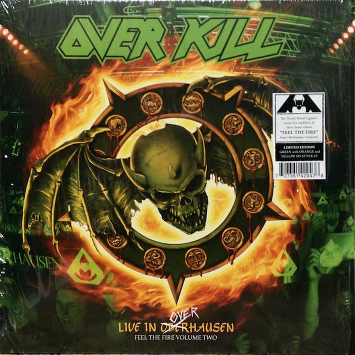 Overkill - Live In Overhausen Feel The Fire Volume Two (2xLP, Album, Ltd, Gre) (NM or M-)