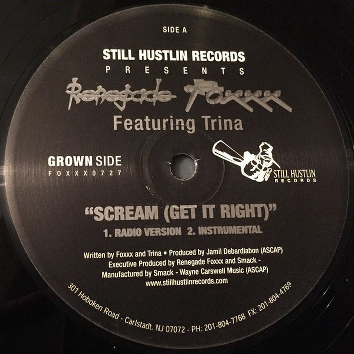 Renegade Foxxx Featuring Trina - Scream (Get It Right) (12") (M)
