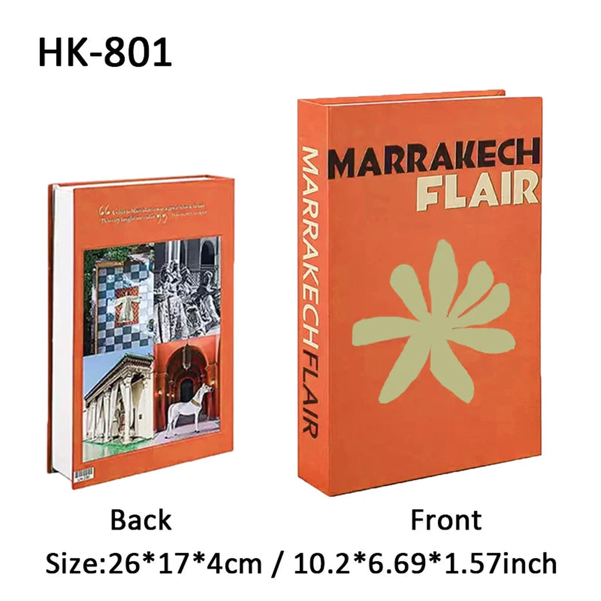 Aperol Mojito Cocktail Luxury Fake Book Storage Box Travel Series Decorative Coffee Table Books Palm Capri Miami Ibiza Bedroom - HK801 | NOT OPEN | China Mainland