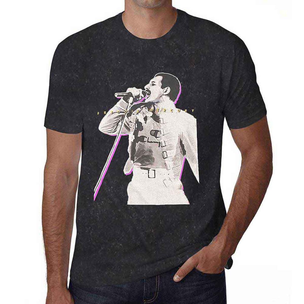 Freddie Mercury Glow - Black | 2XL
