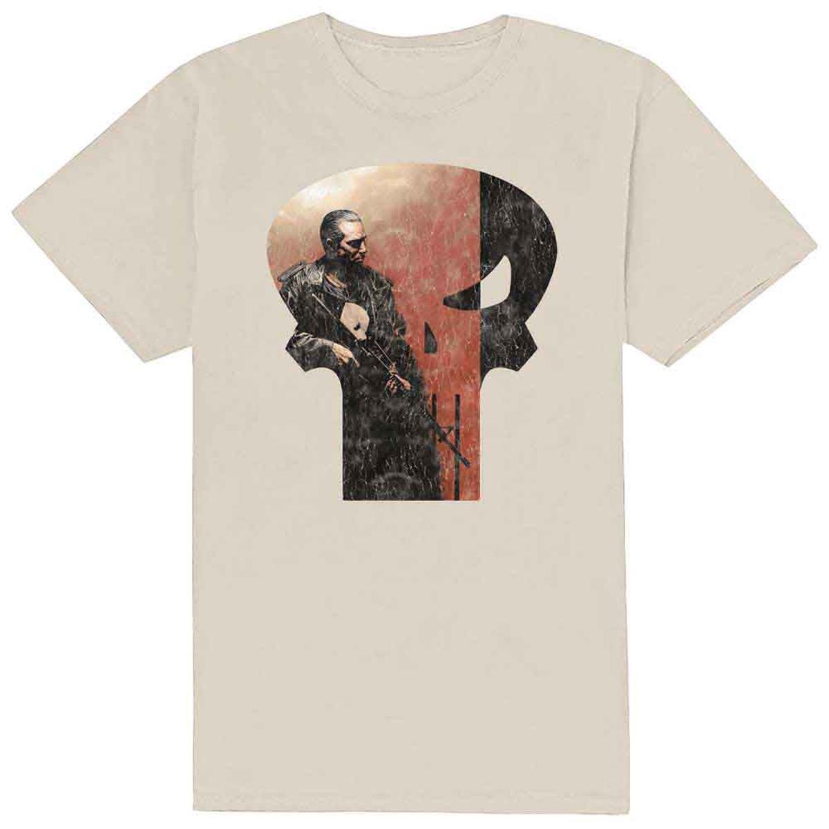 Marvel Comics Punisher Skull Outline Character - Neutral | 2XL