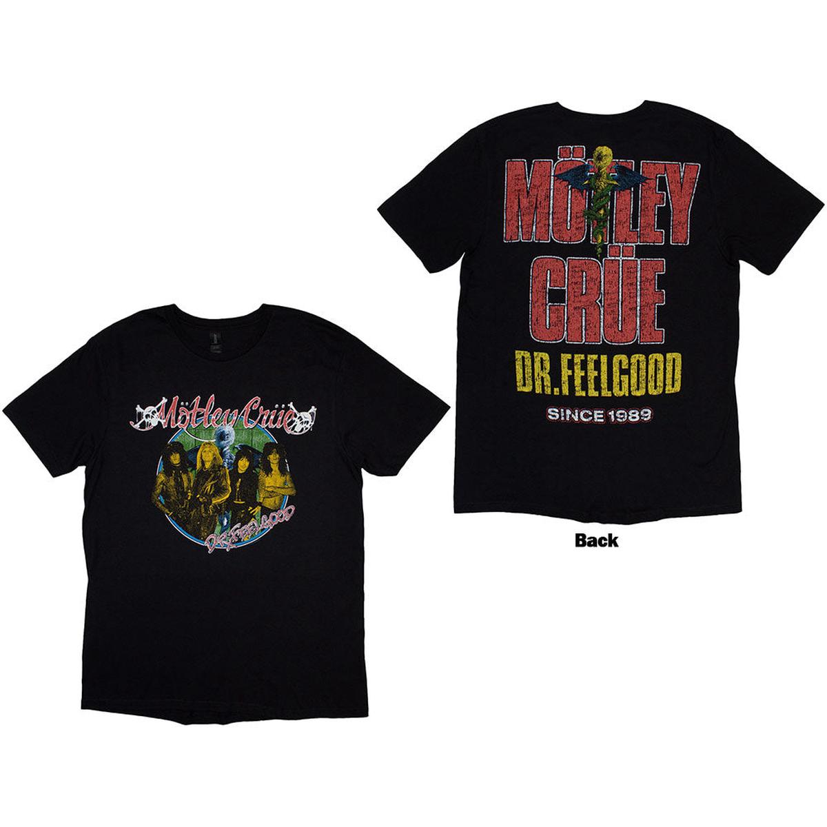 Motley Crue Dr Feelgood Circle Photo - Black | S