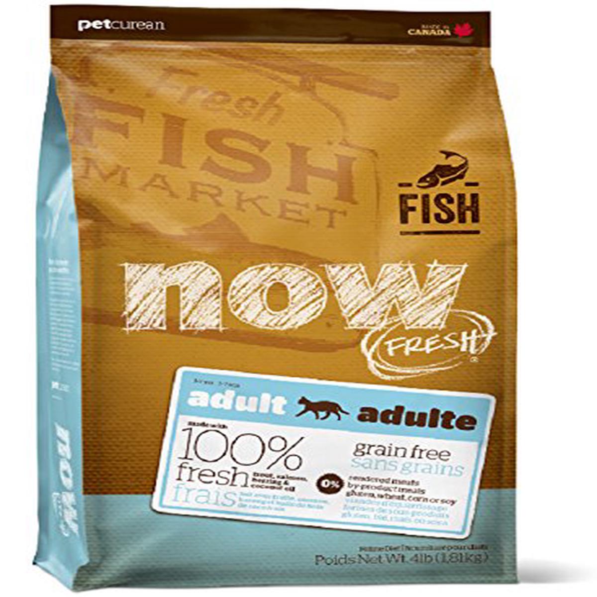 Petcurean Now Fresh Grain Free Fish Adult Cat Food - 4LB(6)