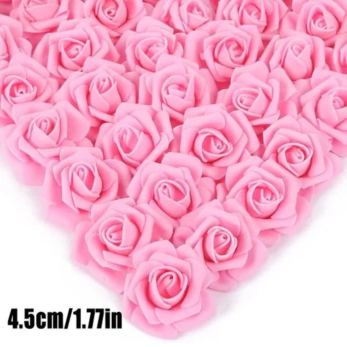 20~200pcs Foam Rose Artificial Flowers Head Teddy Bear Rose Handmade DIY Gift Decoration Wedding Valentines Day Home Decor - S6-4.5CM | 20PCS