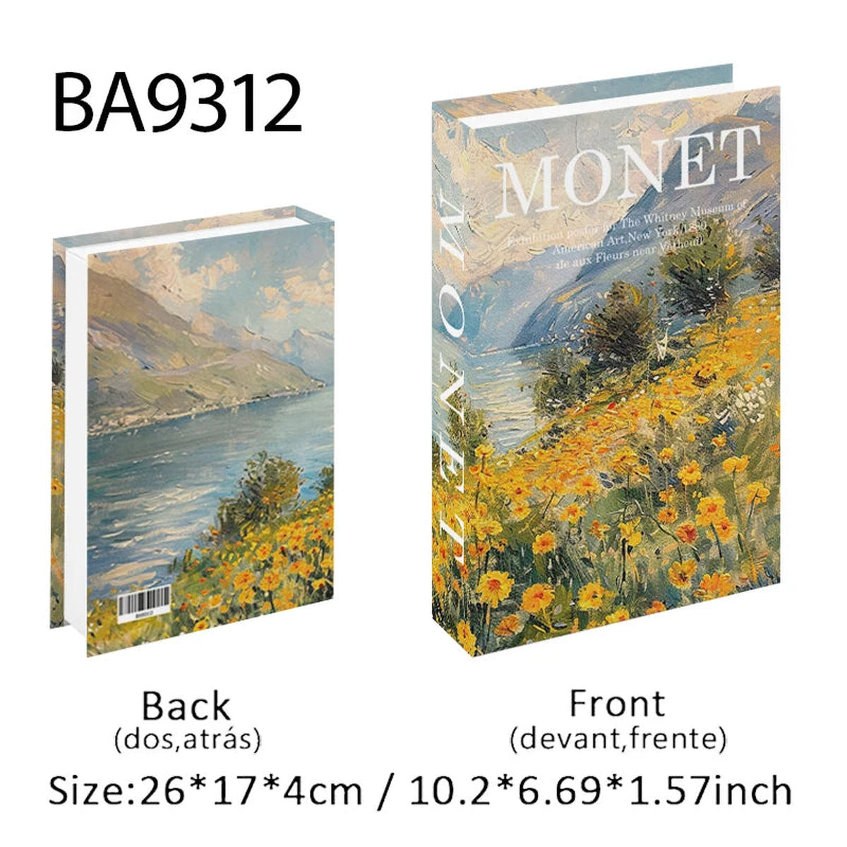 Bauhaus Luxury Fake Book Storage Box Abstract Decorative Books Matisse Boho Coffee Table Simulation Book Bedroom Home Decor - BA9312 | OPEN | China Mainland