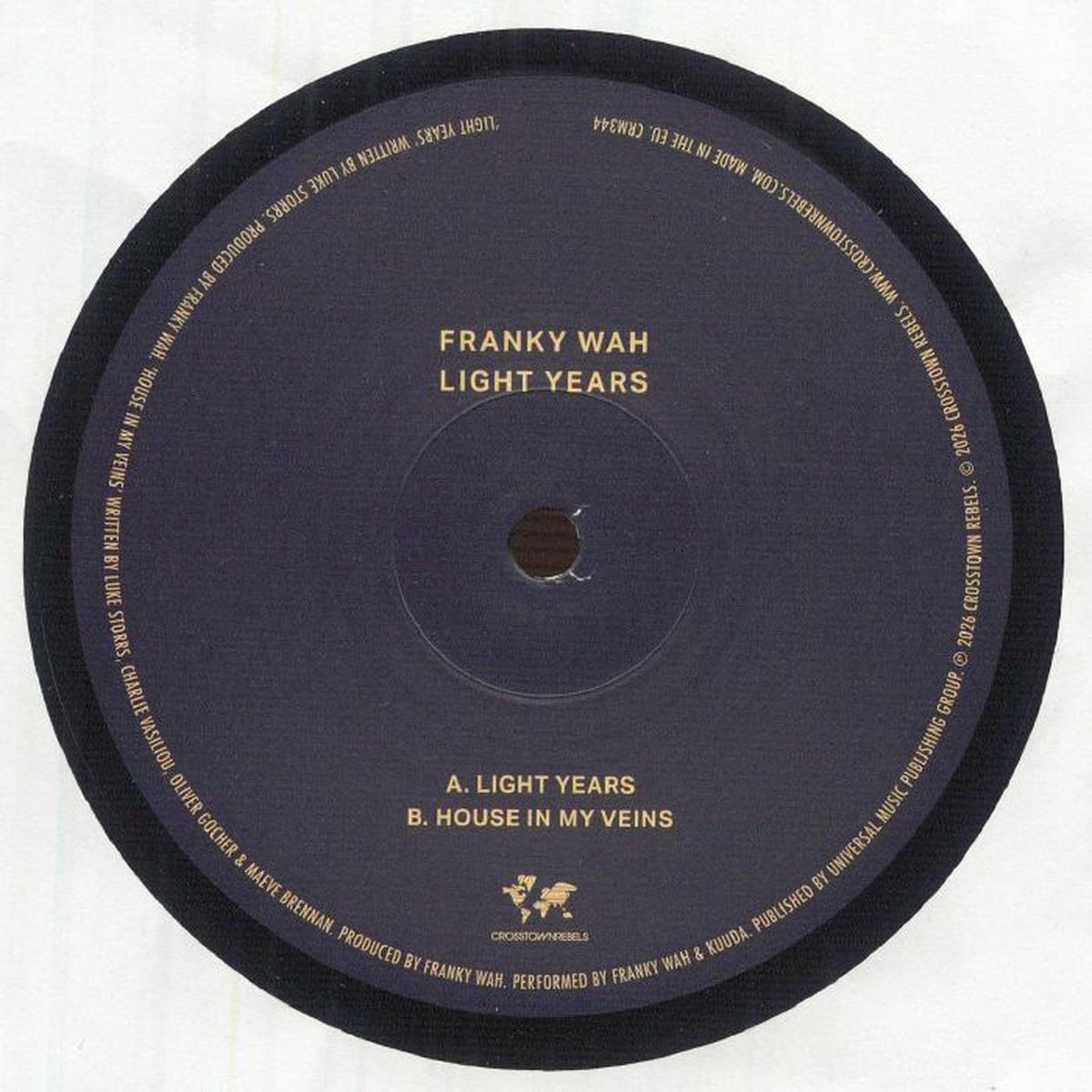Franky Wah - Light Years (12")