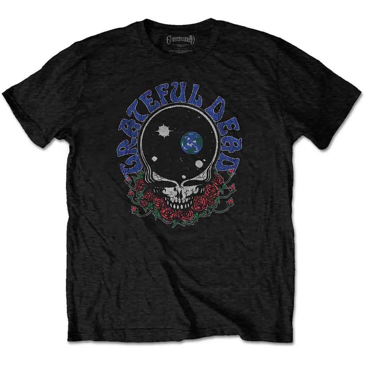 Grateful Dead Space Your Face & Logo - Black | L