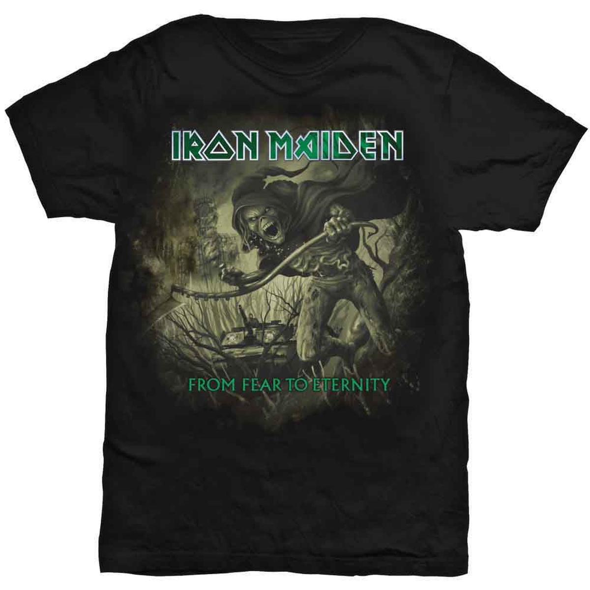 Iron Maiden From Fear To Eternity Distressed - Black | S