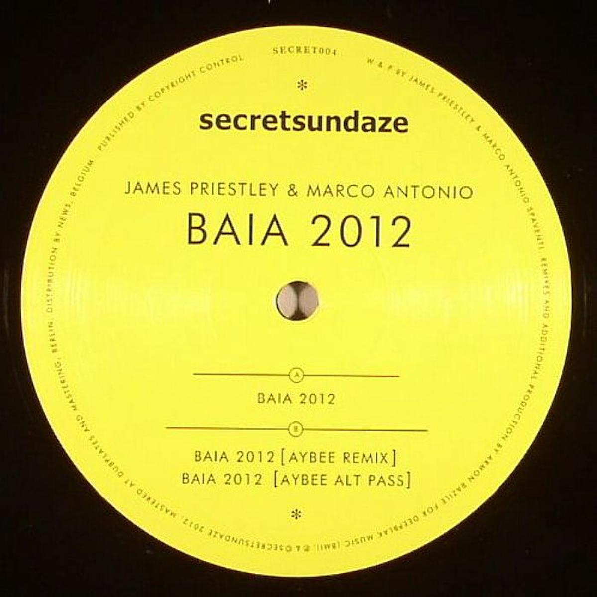 James Priestley & Marco Antonio - Baia 2012 (12")