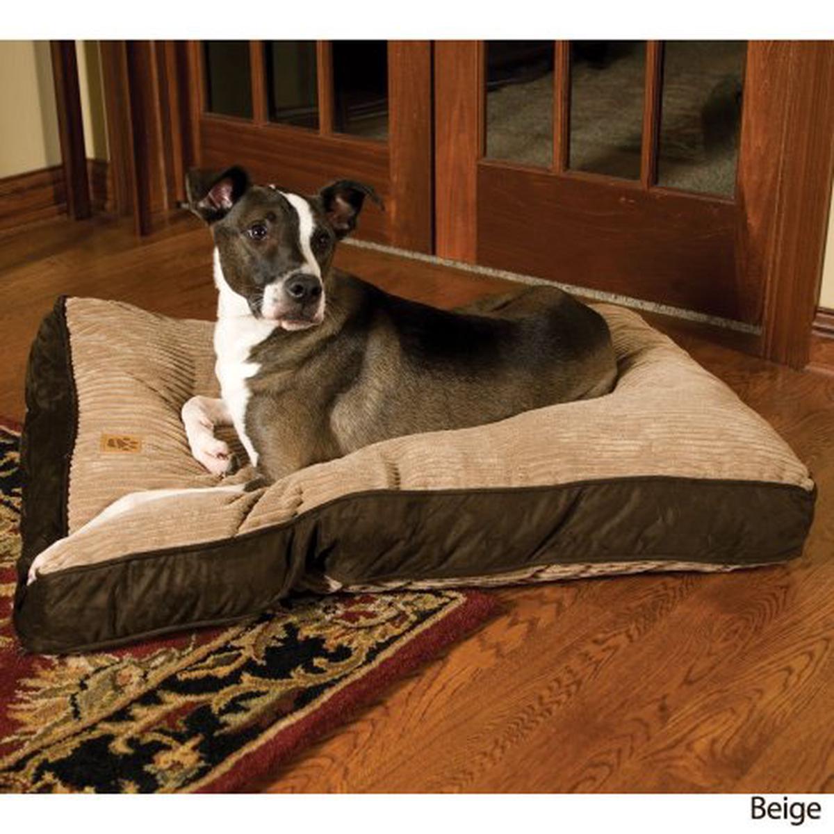 Precision 2420-74479FD 30x40-Inch Floor Pillow Cargo Kennel BGE Suede Wide Chnille - Default Title