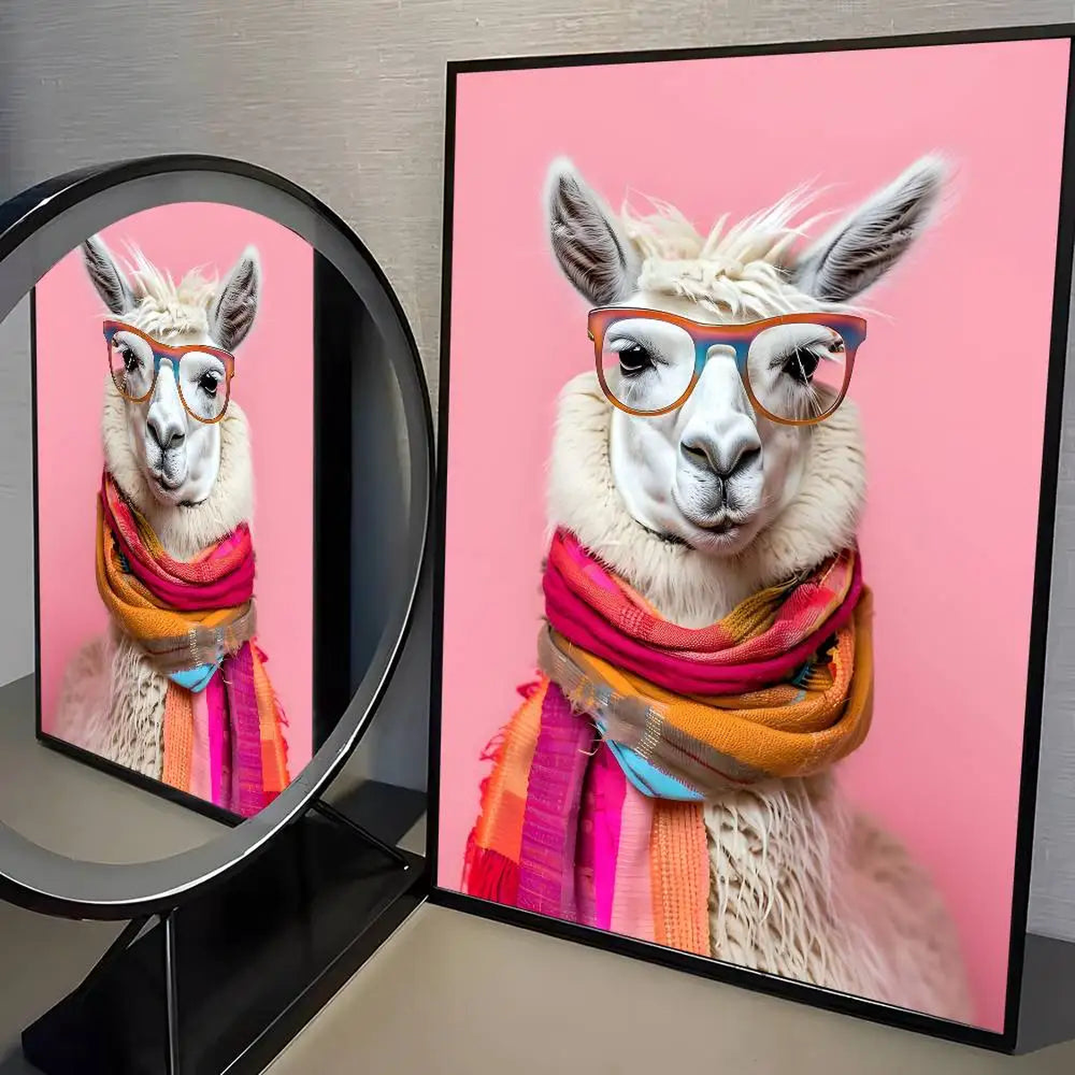 Vibrant Animal Bubble Fashion Poster HD art sticky wall waterproof home living room bedroom bar aesthetic decoration - z8 | 50X70cmNoframe
