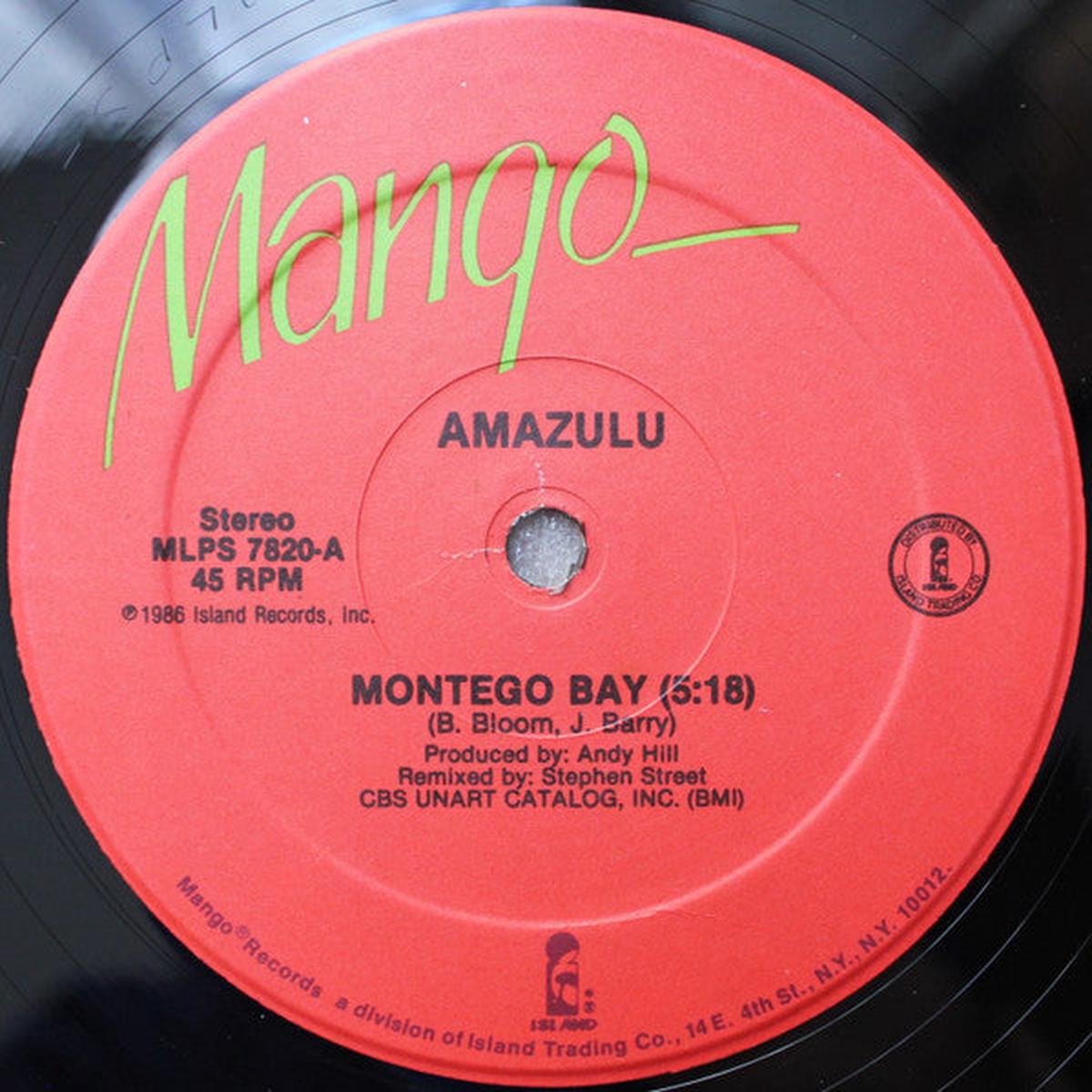 Amazulu - Montego Bay (12") (NM or M-)