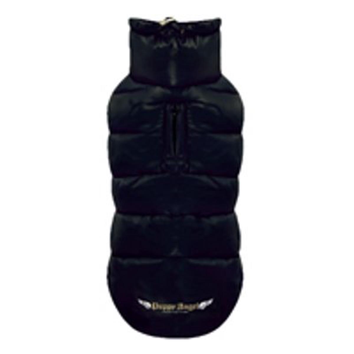 Puppy Angel Dog Down Padding Vest Regular Snap (Black, X-Large) - Default Title