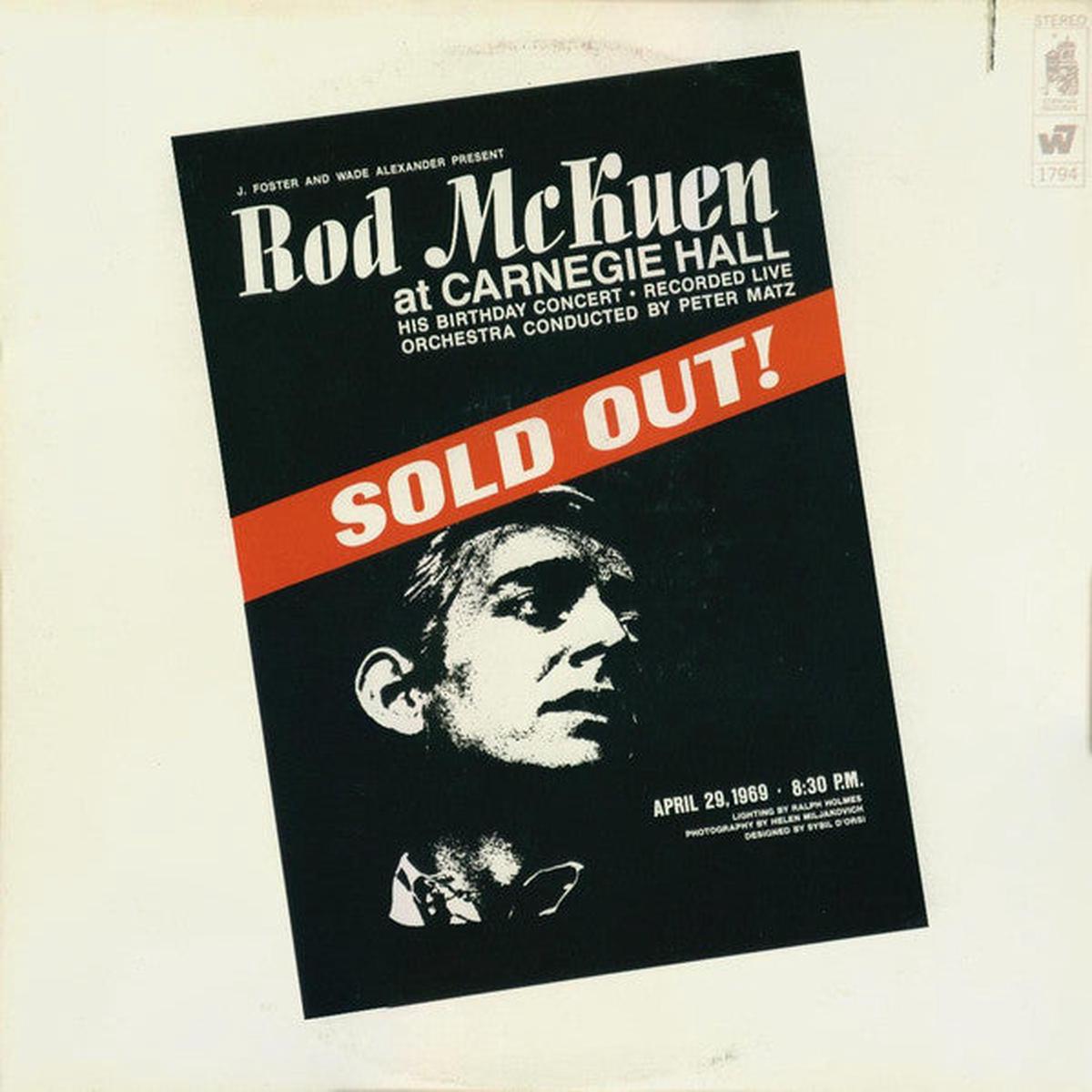 Rod McKuen - At Carnegie Hall (2xLP, Album) (M)