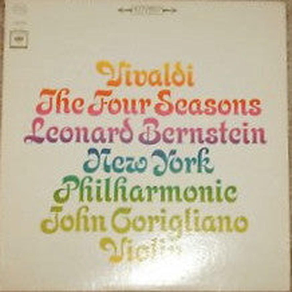 Antonio Vivaldi, Leonard Bernstein, The New York Philharmonic Orchestra - The Four Seasons, Op. 8 (LP) (VG+)