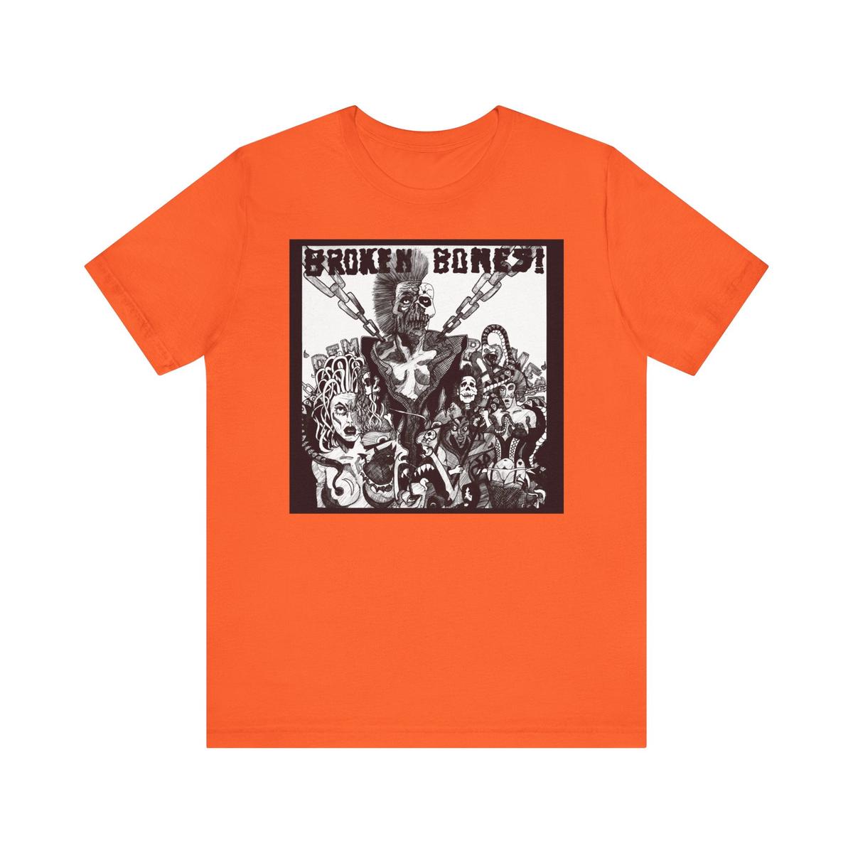 Broken Bones 'Dem Bones' t-shirt - Orange | 2XL