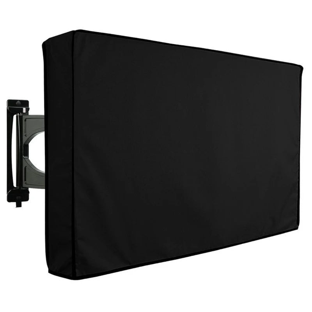 Outdoor TV protection cover, 1 piece, 600D thick fabric cover, waterproof, windproof, and dustproof, suitable for outdoor TVs - black | 40-42