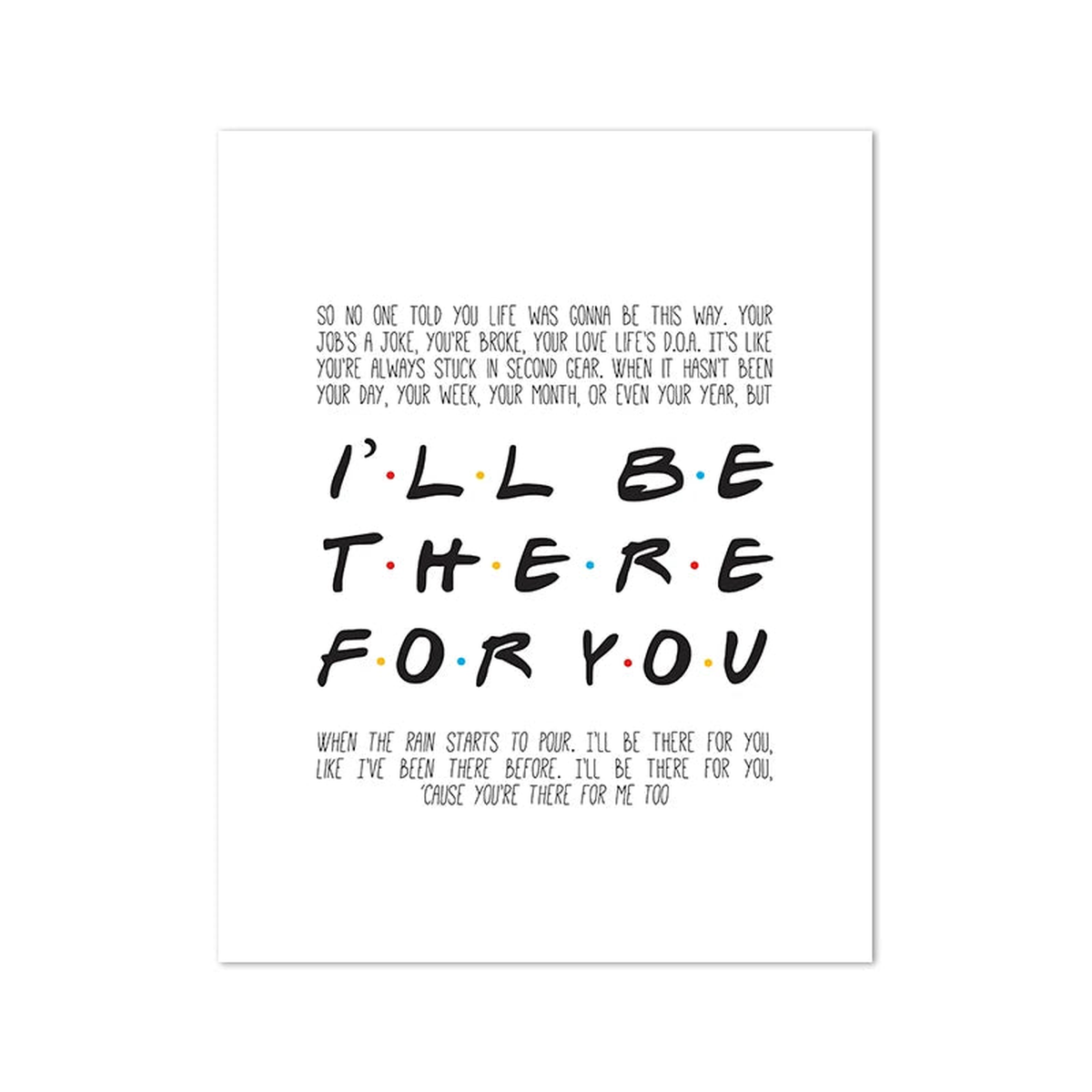 Black White Unagi Definition Print Friends TV Show Poster , Unagi Dictionary Typography Wall Art Canvas Painting Picture Decor - 6PH7462 | 50x70 cm No Frame