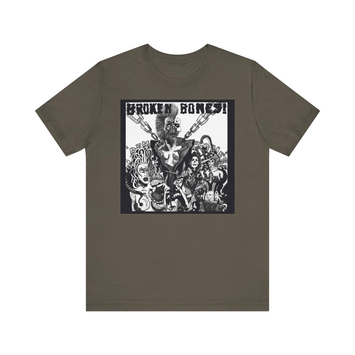 Broken Bones 'Dem Bones' t-shirt - Army | L