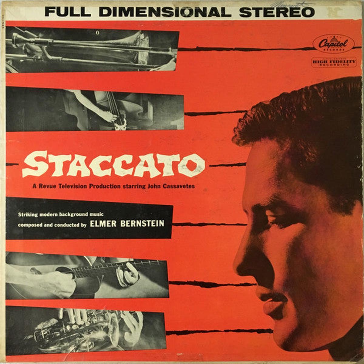 Elmer Bernstein - Staccato (LP, Album) (VG)