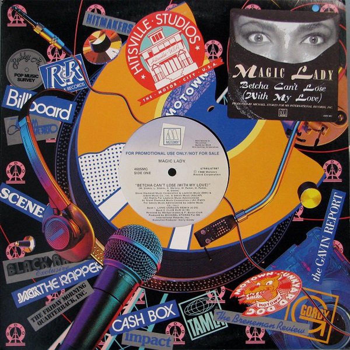Magic Lady - Betcha Can't Lose (With My Love) (12", Promo) (VG+)