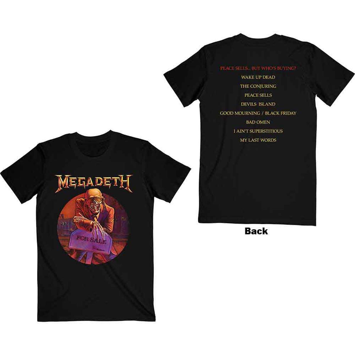Megadeth Peace Sells Track list - Black | M