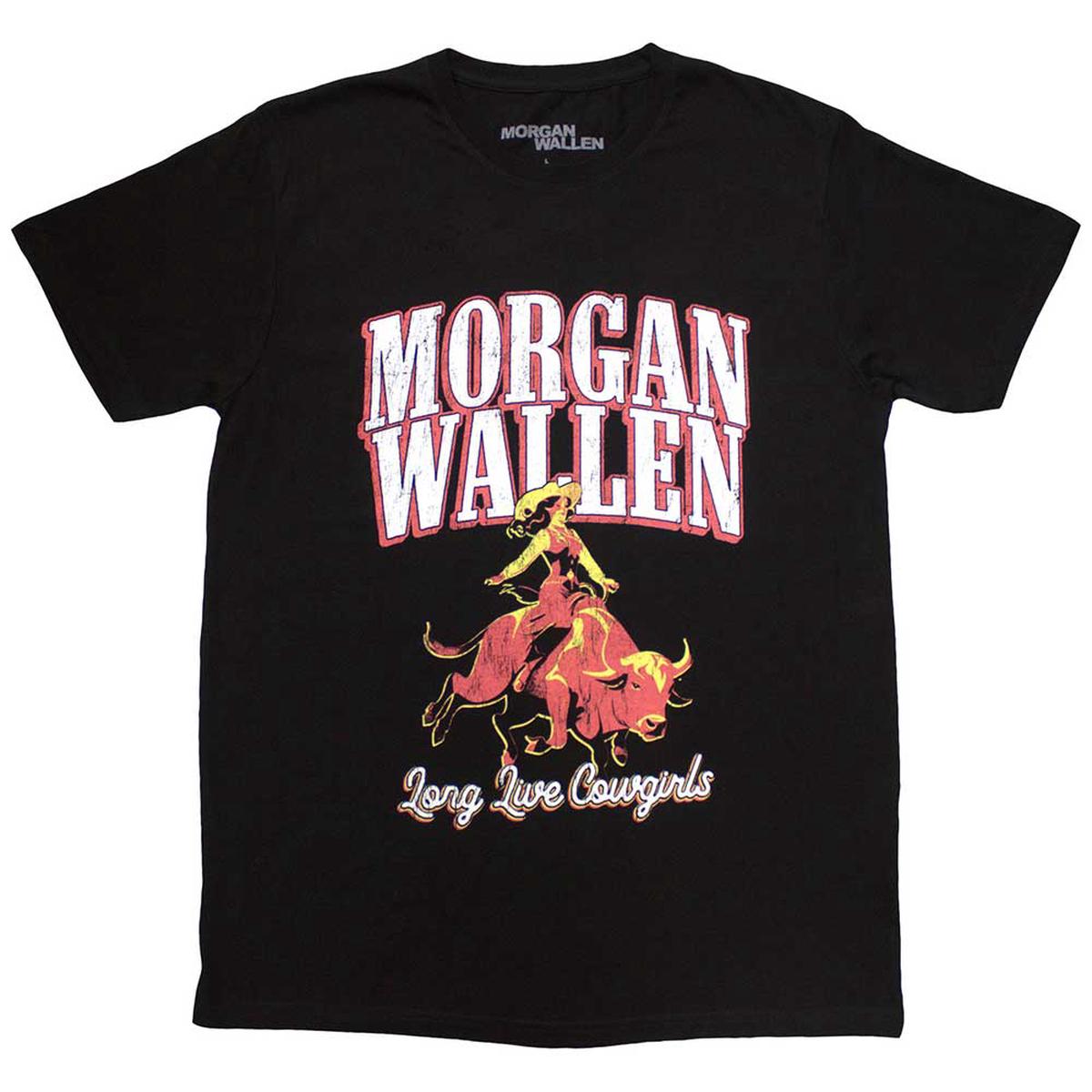 Morgan Wallen Long Live Cowgirls - Black | M