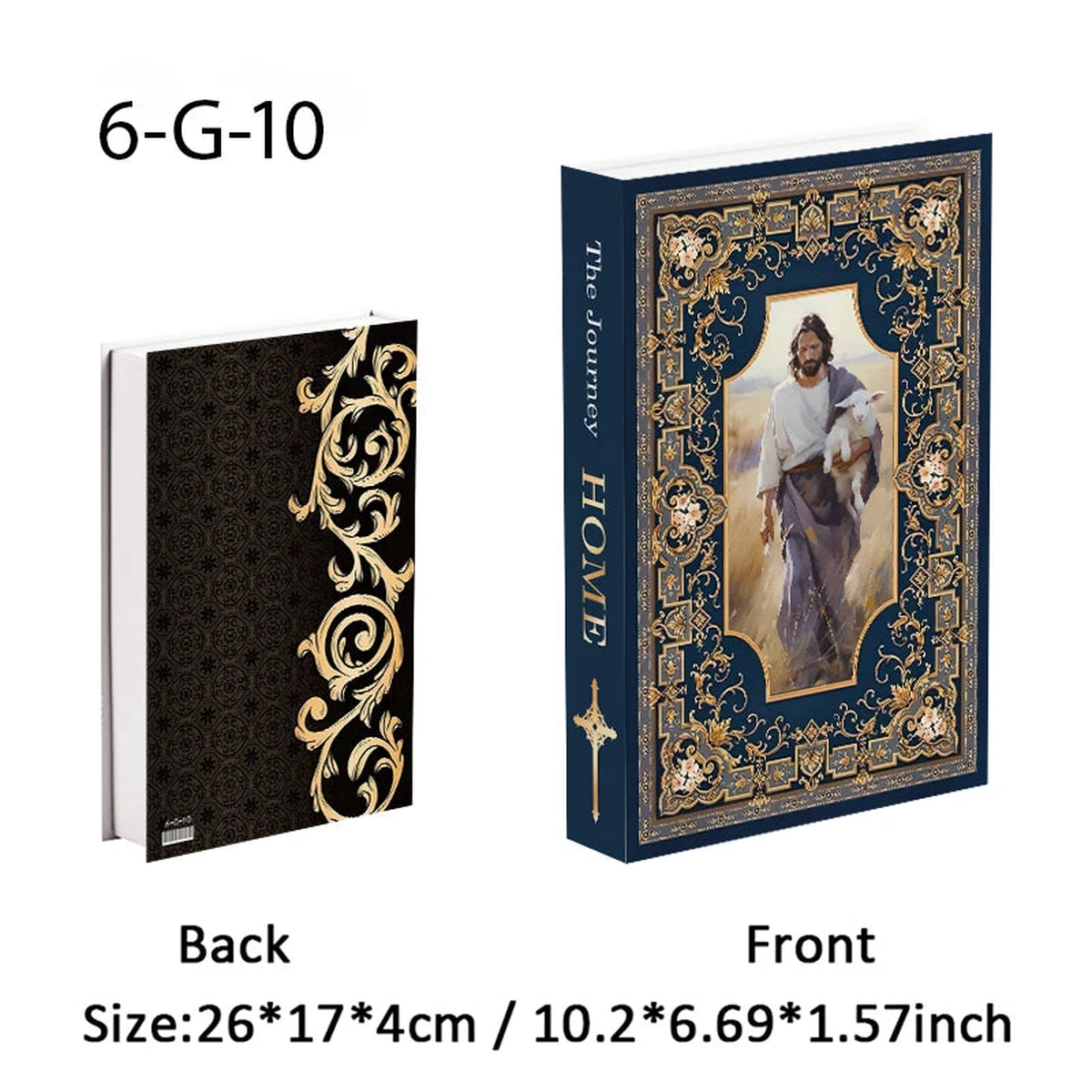 Christianity Luxe Fake Book Storage Box Home Decor Jesus Bible Decorative Books Coffee Table Simulation Book Interior Decoration - 6G10 | OPEN | China Mainland