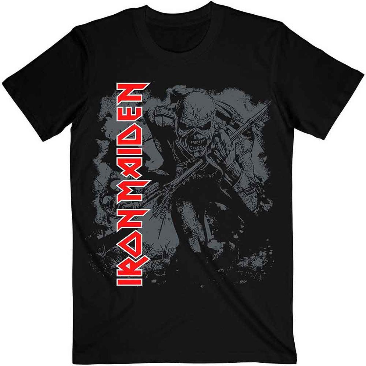Iron Maiden Hi-Contrast Trooper - Black | S