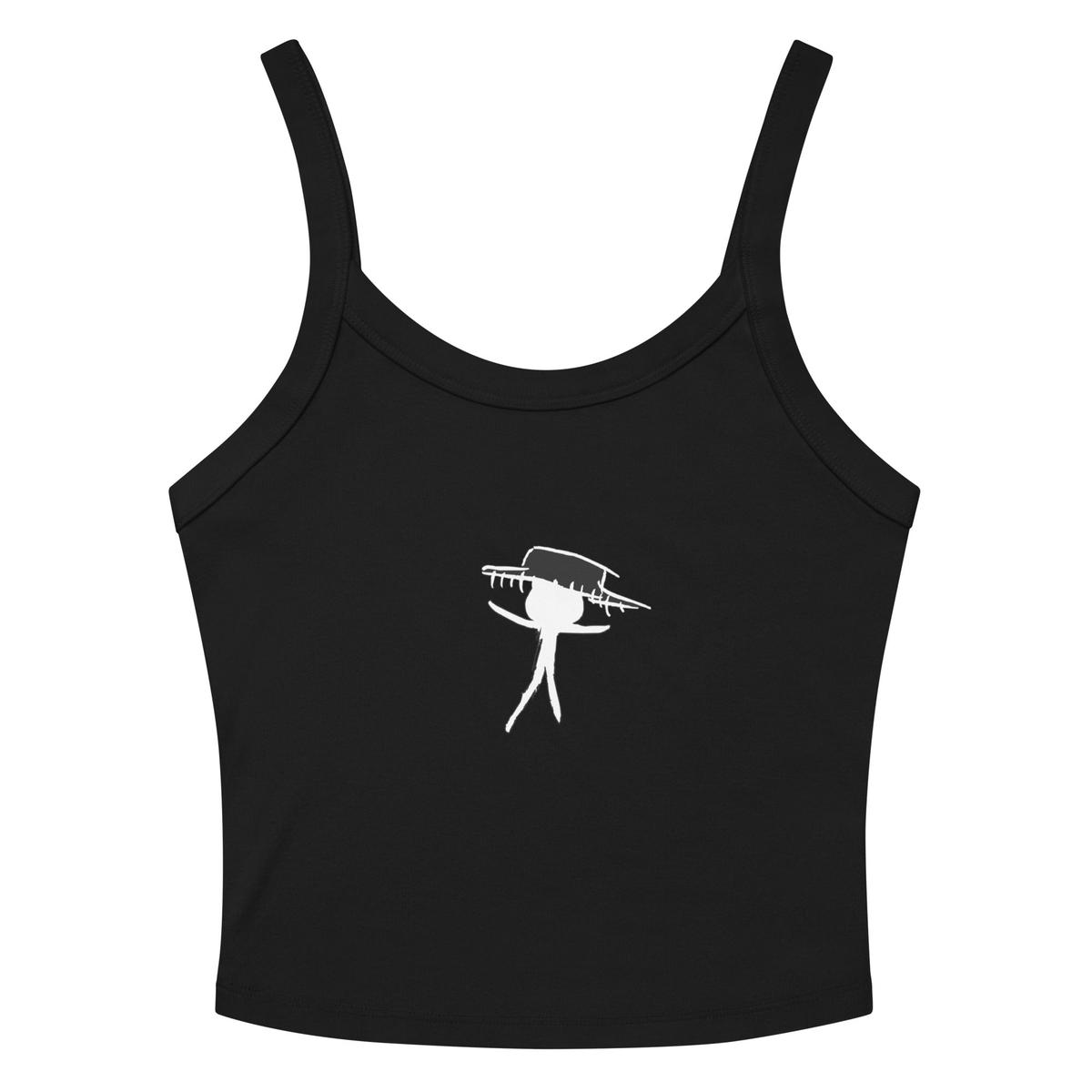 Stick Logo Tank Top (Black) - Solid Black Blend | XL