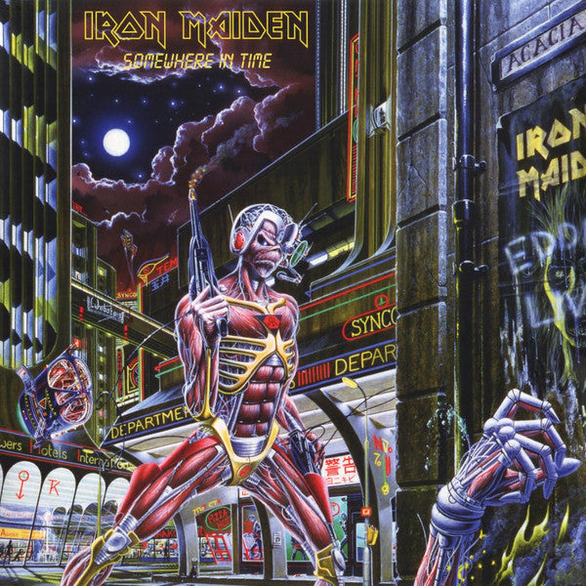 Iron Maiden - Somewhere In Time (LP, Album, RE, 180) (NM or M-)